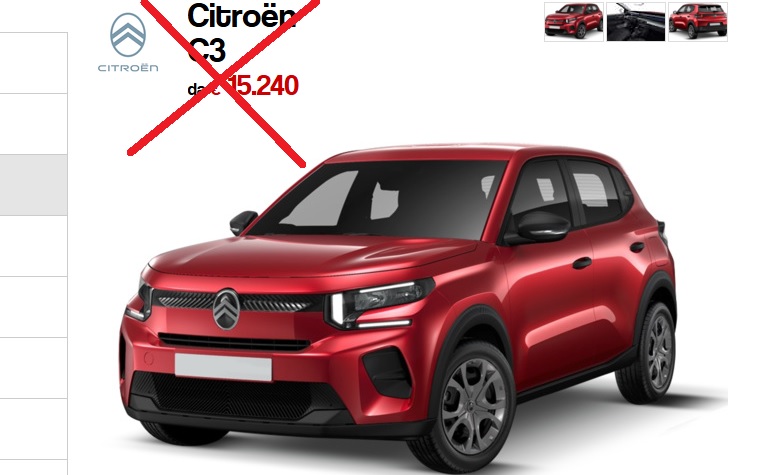 listini auto errati